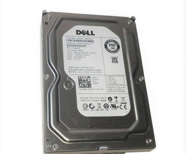 Hdd Sff Sata 250Gb 7.2K 6G Seagate Dell