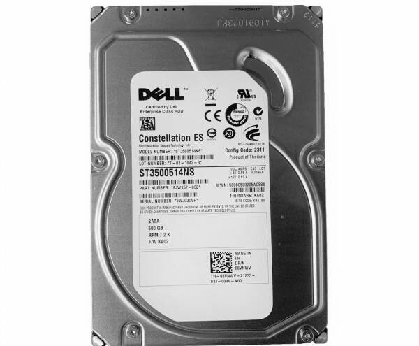 Hdd Lff Sata 500Gb 7.2K 6G Seagate Dell Constellation